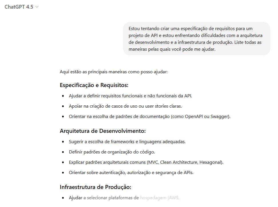 Pedir orientação à IA para realizar tarefas e alcançar objetivos