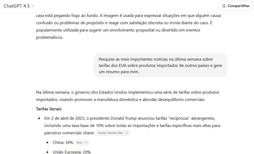 Pesquisar notícias recentes e gerar resumo